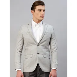 Givo Tailored FitChecked Single-Breasted Formal Blazer-picture-20