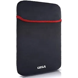 Gizga Essentials Reversible Laptop Sleeve 14.1 Inch, Dual Color Neoprene Laptop Cover, Zipperless, Waterproof, Slim Fit Laptop Case for HP Dell Lenovo Asus Acer, MacBook, Mouse Pad Use (Red/Black)-picture-27