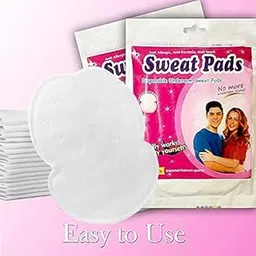 Gizitacore Underarms Sweat Pads Disposable Highly Absorbent Sweat Pads Cotton Anti Allergic, Anti Bacteria, Anti Smell For Men And Women (Pack of 10)-picture-29