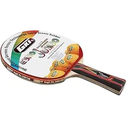 GKI Euro Jumbo Wood Table Tennis Racquet with Double Zip tatron Bag-picture-13