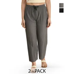 Gladly Women Pack Of 2 Palazzos-picture-41