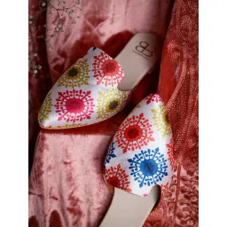 Glam Story Women's Indie Pop Multicolored Mule Shoes-picture-21