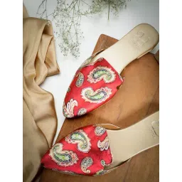 Glam Story Women's Indie Pop Red Mule Shoes-picture-18