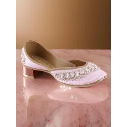 Glam Story Women's Ziba Pink Ethnic Juttis-picture-22