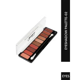 GLAM21 Long Lasting 10 Color Eye Shadow Palette 13.5 g - Shade 02-picture-31
