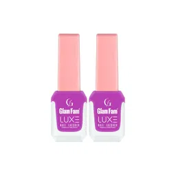 GlamFam Set Of 2 Glossy Finish Luxe Nail Lacquer - 12 ml Each - Grapevine 72-picture-26