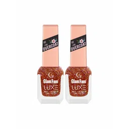 GlamFam Set Of 2 Glossy Finish Luxe Nail Lacquer - 12 ml Each - Hollywood Glitz 61-picture-39