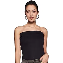 glammore Women's Slim Fit Tube Top - Solid Viscose Strapless Sleeveless Top Perfect for Summer, Layering, & Casual Outfits in Many Colors-picture-10
