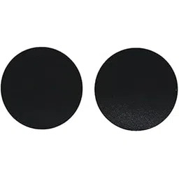 glamoras 5 Pair Ultra Thin Nipple Cover/Bra Pad Patches/Self Adhesive Sticker Satin Cotton Peel and Stick Bra Petals, Round Shape (Black Pack of 5)-picture-46