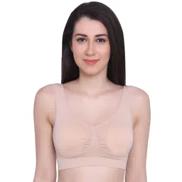 Glamoras Full Coverage Removable Padding Seamless Rapid-Dry Workout Bra - All Day Comfort-picture-32