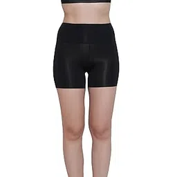 glamoras Nylon Spandex High Waist Under Skirt Shorts for Women & Girls Under Dress Shorts High Waist Stretchable Skin Fit Tights Cycling Shorts Biker Bicycle Shorts-picture-18