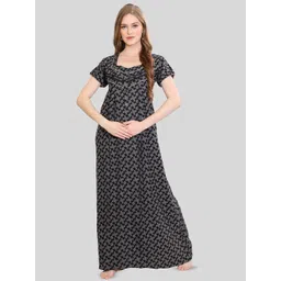 Glamoras Printed Maxi Nightdress-picture-18