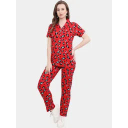 Glamoras Women Printed Night suit-picture-13