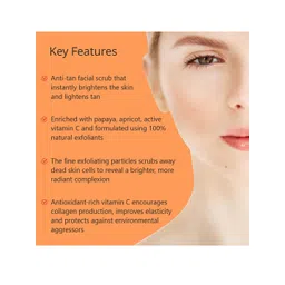 GLAMVEDA Papaya & Apricot Tan Removal Scrub - 100 g image 5