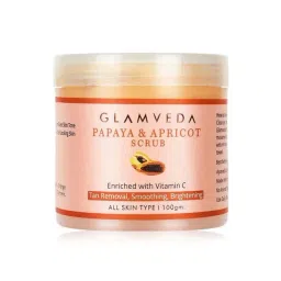 Glamveda Papaya & Apricot Tan Removal Scrub - 100 gm-picture-10