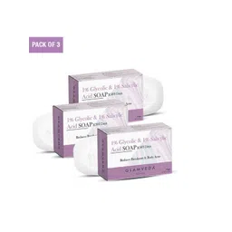GLAMVEDA Set Of 3 Glycolic Acid & 1% Salicylic Acid Soap - 75g Each-picture-42