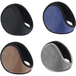 glan 4 Piece Soft Ear Muffs for Winter Ear Warmer Ear Covers Behind The Head Ear Muffs for Men Women Outdoor-picture-8