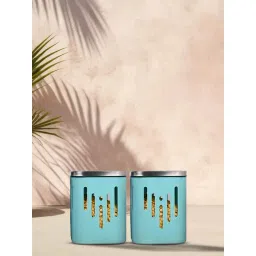 Glasafe 'O' Grip Mellow Green Borosilicate Containers - Set of 2 (900ml)-picture-38