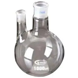 Glassco 1000ml White Printing 3.3 Boro Glass Round Bottom Flask with Angular Two Neck, 059.212.04-picture-28