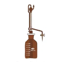 Glassco 100ml Boro 3.3 Glass Automatic Amber Zero Burette with 2000ml Bottle &a; Glass Stopcock, 121.522.04A-picture-19