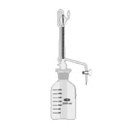 Glassco 100ml Boro 3.3 Glass Automatic Zero Burette with 2000ml Bottle &a; Glass Stopcock, 121.523.04-picture-13