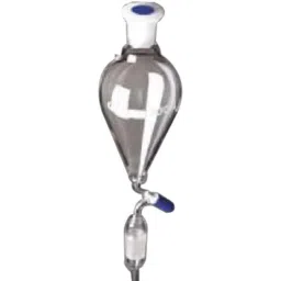 Glassco 100ml Boro 3.3 Glass Pear Shape Separating Funnel with Needle Valve Stopcock, 163.202.05-picture-33
