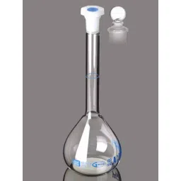 Glassco 10ml Glass Boro 3.3 Class A Volumetric Flask with Penny Head Glass and PP Stopper QR.130.576.02-picture-24