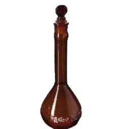 Glassco 10ml Glass Boro 3.3 Wide Amber Serialized Volumetric Flask, 131.536.02A-picture-28