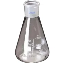 Glassco 2000ml White Printing Boro 3.3 Glass Conical Flask with Joint, 071.202.29 (Pack of 6)-picture-18