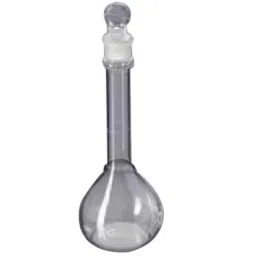 Glassco 200ml Clear Volumetric Flask with Penny Head Glass Stopper, 130.524.07-picture-32