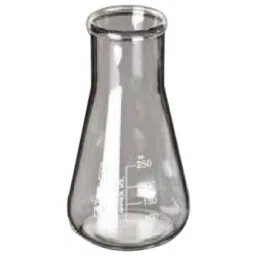 Glassco 25ml White Printing Boro 3.3 Glass Conical (Erlenmeyer) Wide Mouth Flask, 232.202.01 (Pack of 10)-picture-37