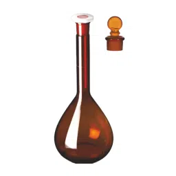 Glassco 500 ml Amber Glass Volumetric Flask QRL.130.576.09A-picture-11
