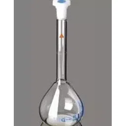 Glassco 500 ml Volumetric Flask Clear Glass, with Amber mark, 130.581.09A-picture-20