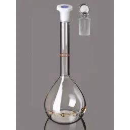 Glassco 500ml Glass Boro 3.3 USP Class A Volumetric Flask with Penny Head Glass and Pe Stopper Calibrated At 20°C QR.130.520.09-picture-10