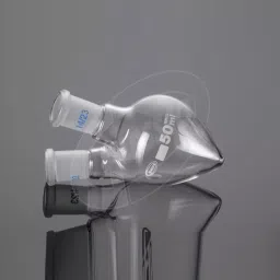 Glassco 50ml 14/23 and 14/23 Pear Shape 2-Neck Flask 063.202.01-picture-10