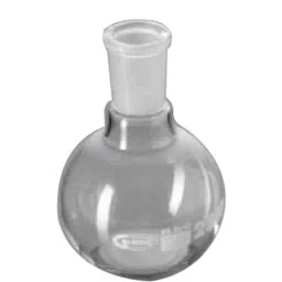 Glassco 50ml White Printing 3.3 Boro Glass Boiling &a; Flat Bottom Flask with Joint, 058.202.56 (Pack of 2)-picture-30
