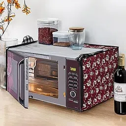 Glassiano Microwave Oven Cover for LG 28 Litre Convection Microwave Oven MC2886BRUM, Black-picture-13