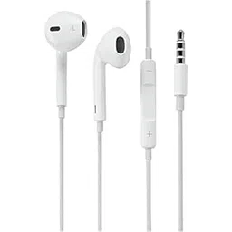 Glassology Wired Earbuds In Ear Headphones with 3.5mm Jack & Microphone Volume Control, High Bass Stereo Wired Earphones in Premium White with Universal Compatibility-picture-14