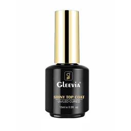 Gleevia Professional UV/LED Shiny No-Wipe Top Coat Gel 15 ml - Clear-picture-30
