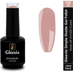 gleevia UV LED Soak-Off Simple Shade Gel Polish for Professionals 15ml Brush Cap S30 Shade S30-picture-10