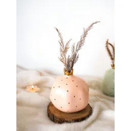 Glimpse Homes Pink & Gold Toned Pomegranate Figurine Showpiece-picture-30