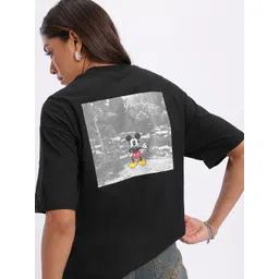 Disney by Glitchez Disney Mickey Mouse Print Oversized Fit T-shirt-picture-23