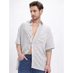 glitchez Abstract Print Drop-Shoulder Sleeves Relaxed Fit Shirt-picture-35