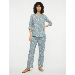 glitchez Abstract Printed Night Suit-picture-35