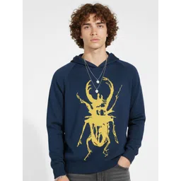 glitchez Acrylic Raglan Sleeves Graphic Printed Hooded Sweater-picture-37