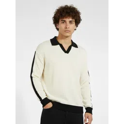 glitchez Acrylic Shirt Collar Sweater-picture-38