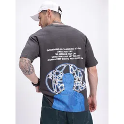 glitchez Bold Beliefs Printed Oversized Fit T-shirt-picture-19