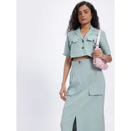 glitchez Boxy Shirt & Skirt Set-picture-14