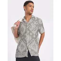 glitchez Breezy Woven Cuban Collar Shirt-picture-27