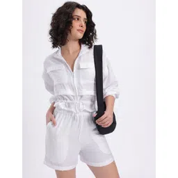 glitchez Casual Chic Crop Relaxed Fit Co-Ords-image-1